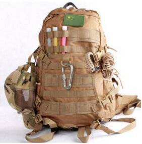 1000 D Fabric Male Backpack Backpack Backpack/outdoor Military Enthusiasts Backpack Mud Color