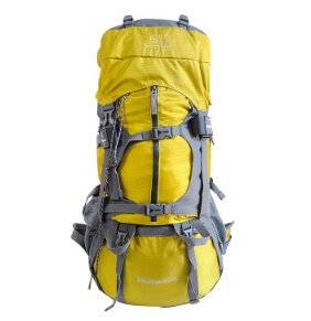 45 5 L Outdoor Backpack Backpack Bag on Foot Yellow Backpack Men and Women