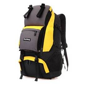 Outdoor Backpack Backpack Travel Backpack Hiking 40 L Fashion Bag Bag Men and Women Yellow Upgrade
