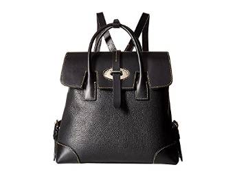 Dooney Bourke Verona Miranda Backpack Black/Black Trim Backpack Bags