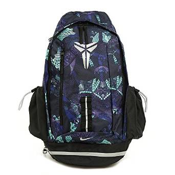 Nike Kobe Mamba Basketball Backpack Black Radiant Emerald Metallic Silver