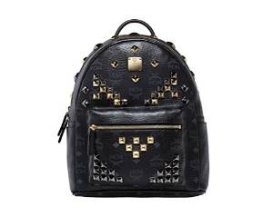 MCM Stark Small Backpack Leather Black MMK5SVE19BK - Dust Bag