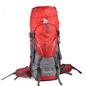FJT-Travel backpack tourism backpack shoulder bag versatile backpack sports bag , red