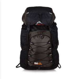 FJT-Outdoor backpack mountaineering bag large capacity bag shoulder bag backpack riding , gray