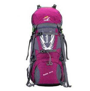 ZYZ-Large capacity backpack mountaineering bag hiking backpack sports backpack camping climbing sports bag , pink