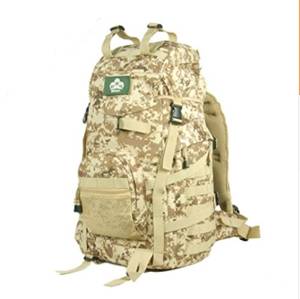 ZYZ-Outdoor mountaineering bags shoulder bag large capacity outdoor travel camping hiking backpack shoulder bag , desert camouflage trumpet