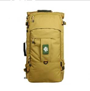 ZYZ-Tactical outdoor sports bag shoulder bag backpack travel bag outdoor sun hiking backpack , 063 # mud color ( 20-inch )