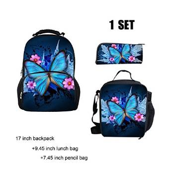 FORU DESIGNS Men's&nbsp;Butterfly Insulated Thermal Pencil Bags