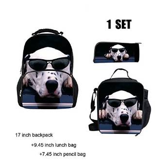 FORU DESIGNS Men's&nbsp;Cute Dog Insulated Thermal Pencil Bags