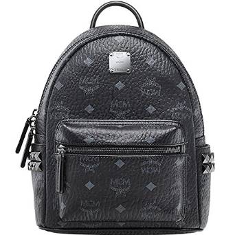 2016 SS MCM Authentic STARK Mini Backpack - Black MMK6SVE41BK