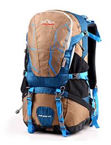 Personalized Professional Outdoor Camping Bag Large Capacity Multi-Function Riding Mountaineering Bags , sky blue