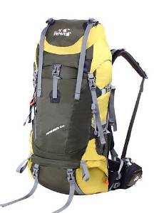 Hewolf Multifunctional Hiking Leisure Sports Traveling backpack 65L 1665 Orange/Blue