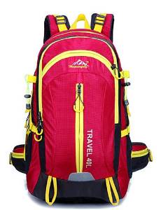 Multifunctional Waterproof Outdoor Travel Sports Camping Hiking Mountaineering Cycling Package , rose red