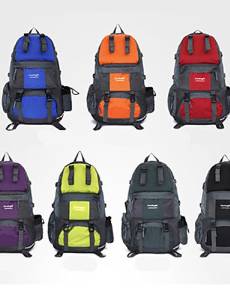 New Outdoor Travel Mountaineering Bags 50L Waterproof Nylon Backpack , gray