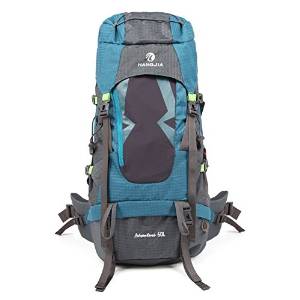 60L professional mountain climbing camping hiking outdoor double shoulder bag rain cover