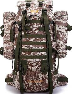 HuaXing 80L High Density Windproof Waterproof Tear-Resistant Nylon Long Distance Across Hiking Bag