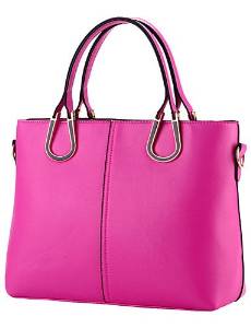 ZWC Women's Fashion Casual OL PU Shoulder Bag/Tote
