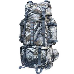 QJYB 80L Bionic Camo outdoor climbing/hiking tactical military enthusiasts backpack