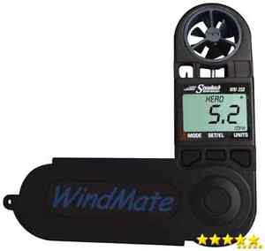 WeatherHawk WM-350 WindMate Hand-Held Weather Meter, Black, New