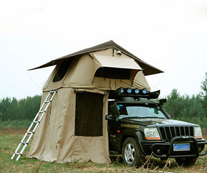 Roof Top Tent Camping Car Rack Annex 1.4M Camper Trailer 4WD 4X4
