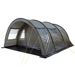 Tunnelzelt Zelt 2 Kabinen versetzbarer Wand 5000mm WS 6 Personen Zelt NEU