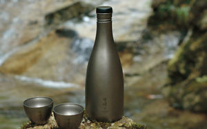 snow peak Titanium Sake Bottle Good for Camping & Trekking   MADE IN JAPAN