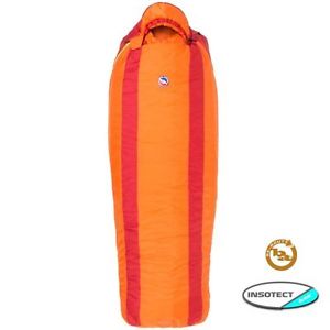 Big Agnes Gunn Creek 30 Degree Sleeping Bag Orange / Red Long / Right Zip
