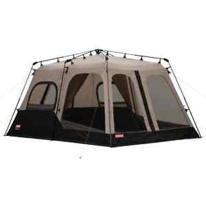 Coleman 8-Person Instant Tent 14'x10' Outdoor Travel Room For 2 Queen Airbeds