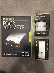 Goal Zero Sherpa 50 Portable Power Pack + Inverter 110V + Life 350 LED Light