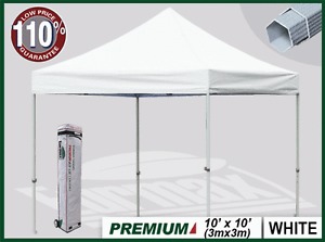 Eurmax Pop Up Canopy Premium 10x10 Industrial Grade Canopy Tent White cover