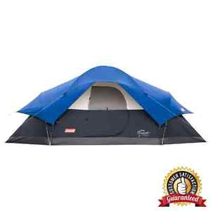 Camping Tent Summer Camp 8 Person Tent Blue Durable Coleman