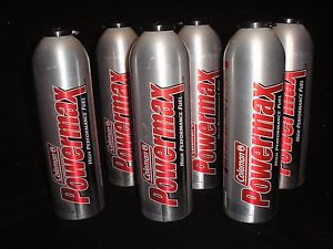 Coleman Powermax Camping Fuel Case of 12 Cans (Tall Bottles) High Performance