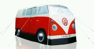 VW Adult Camper Van Tent - Red Four Man Tent Festival Glastonbury Last of Stock
