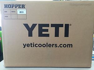 Yeti Hopper 30 Soft Side Cooler Fog Gray/Tahoe Blue New In Box Free Shipping!