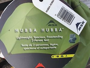 NWT MSR HUBBA HUBBA 2 person tent Green 2013 Mint