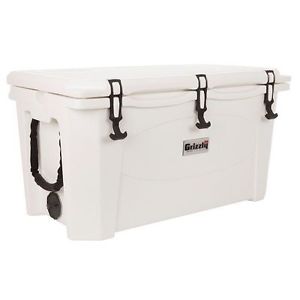 Grizzly 75-WHITE/WHITE 75 Tailgating Cooler White/White