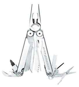 Leatherman Wave 17 Tools Multitool Screwdriver Stainless Steel Leather Nylon USA