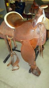 16" TEX TAN A FORK RANCH SADDLE 2 840