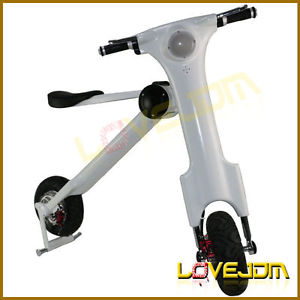 Foldable Smart Mini Electric Scooter eBike Motor Cycle White