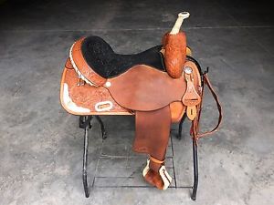 Martha Josey Circle Y 15.5" /  15 1/2 Inch Barrel Saddle