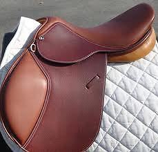 NEW Intrepid Gold Close Contact Jumping Saddle w calfskin - 18" Med-Wide - SALE