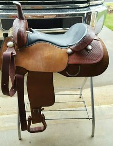 Billy cook saddle, 17" Western Rough out Cutter, Slightly Used