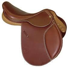 NEW Intrepid Gold Close Contact Jumping Saddle - 17.5" M, MW or W tree - SALE