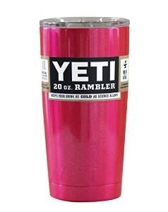 Fuchsia Pink Yeti Coolers 20 oz Rambler Tumbler - Insulated Stainless Steel - Beautiful Color!