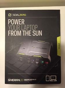 Goal Zero Sherpa 50 Solar Recharging Kit- BRAND NEW