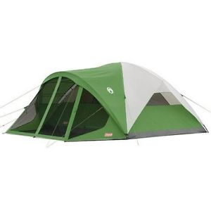 Coleman 8 Person Camping Hiking Family Tent Dome Quick Setup Shelter w Rain Fly