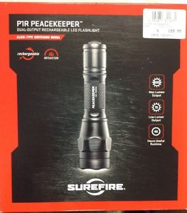 P1R Peacekeeper Surefire Dual-Output 600/15 Lumens Rechargeable LED Flashlight