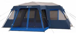 Instant Camping Tent 12 Person Large 18' x 16' Screen Room Family Cabin New