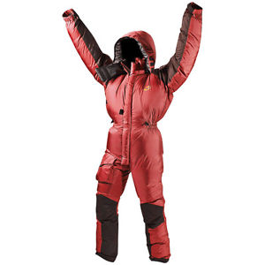 Valandre Combi Down Expedition Suit Size: Large  RED Comf: -31° Ext: -40°