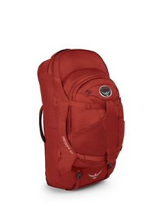 Osprey Farpoint 55 Travel and Trekking Backpack, Jasper Red M/L Torso